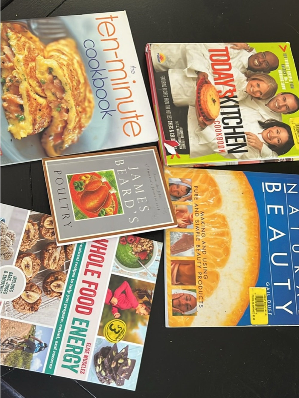 Assorted Cookbooks Collection - Mixed Colors - Unbranded